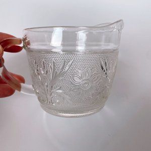 Anchor Hocking Vintage Sandwich Pattern Creamer Cup